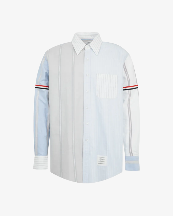 Thom Browne - Men's Funmix Straight Fit Long Sleeve Bd Shirt - (Light Blue)