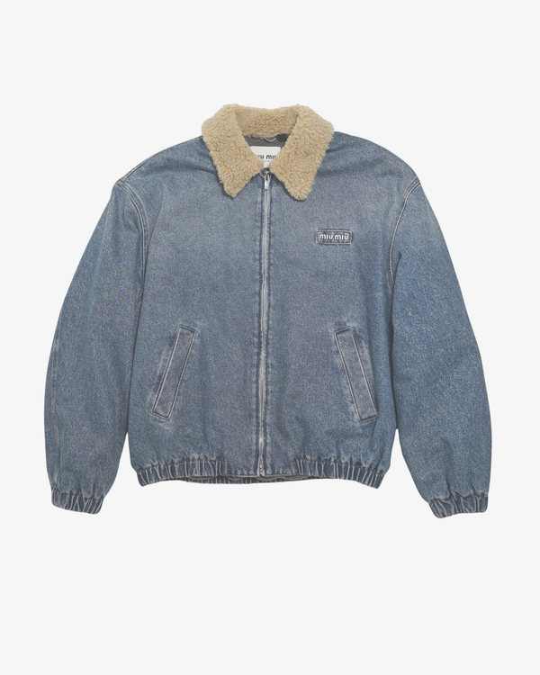 MIU MIU - Women's Denim Denim Jackets - (Denim)