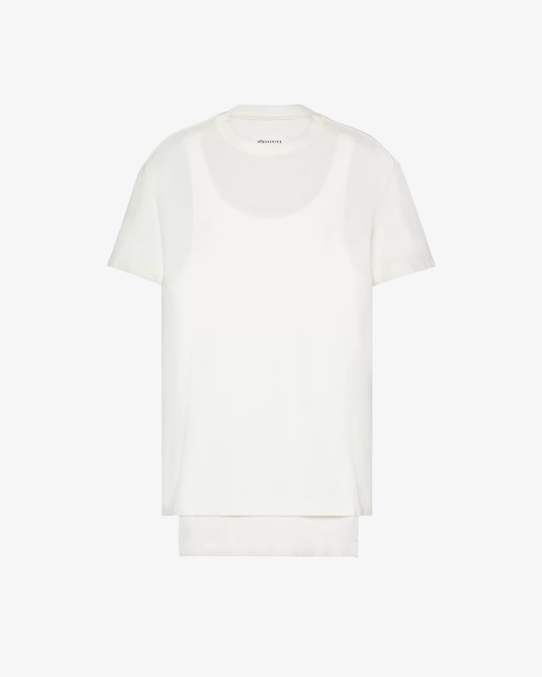 Maison Margiela - Women's Double Layered T-Shirt - (White)