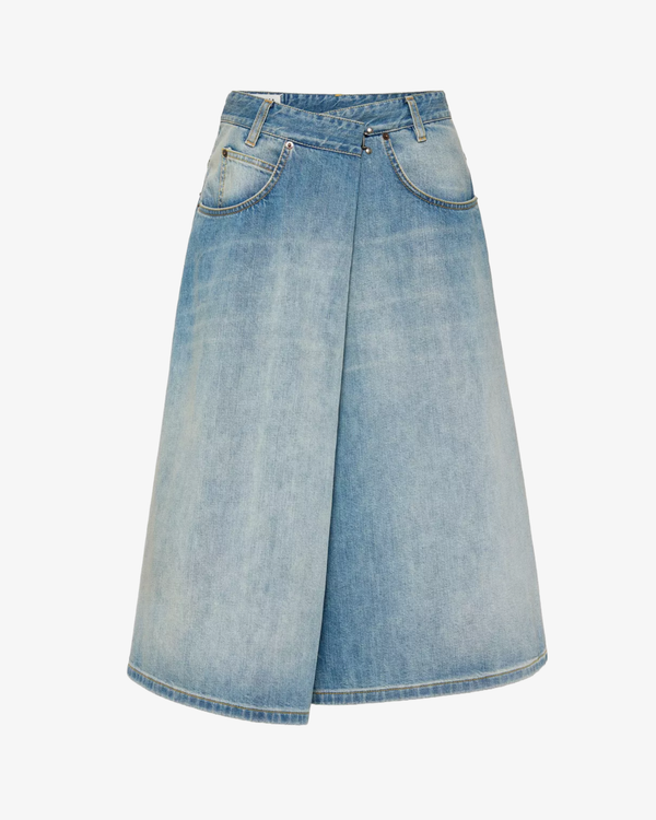Maison Margiela - Women's Wrap Denim Skirt - (Blue)