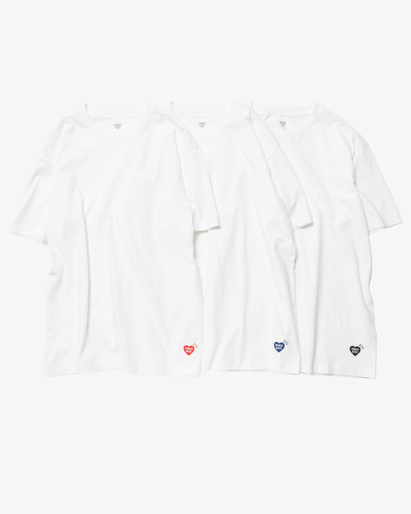 HUMAN MADE  - Men's 3-Pack T-Shirt Set - (White)