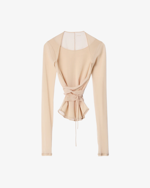 Lemaire - Women's Ballerina Knotted Top - (Beige)
