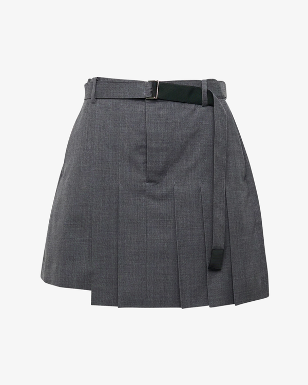 SACAI - Women's Suiting Shorts - (Grey)