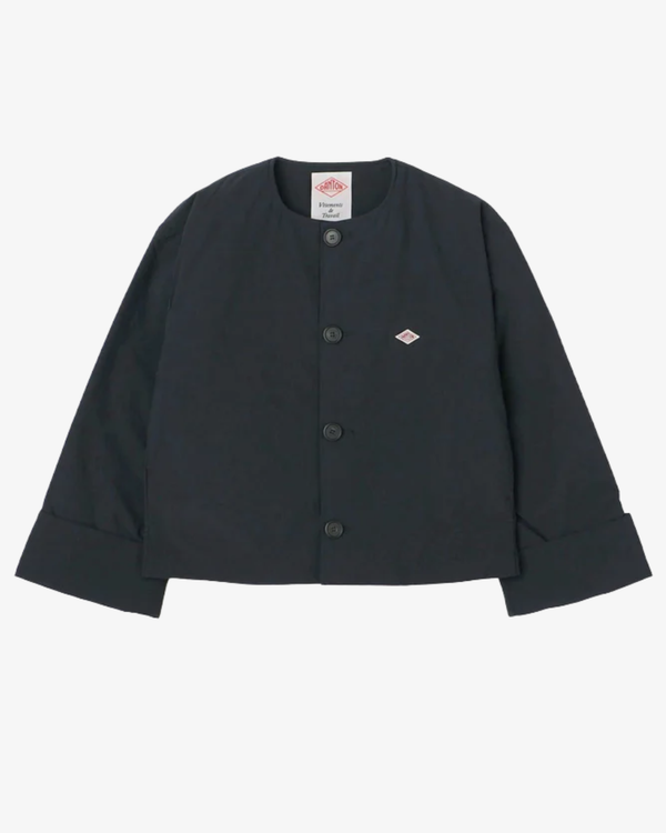 DANTON - Men's Collarless Jacket - (Navy)