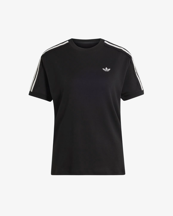 Adidas - Women's Lace 3 Stripes Tee - (Black)