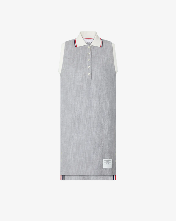 Thom Browne - Women's Sleveless Polo Dress - (Light Grey)