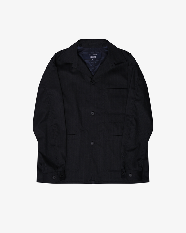 Comme des Garçons Homme - Men's Pocket Button Up Jacket - (Navy)
