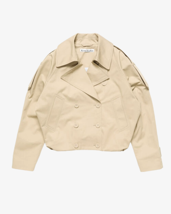 ACNE STUDIOS - Women's Oleo Twill Trench Co Gabardine - (Beige)