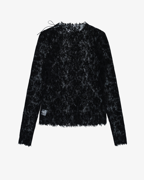 PAULINE DUJANCOURT - Women's Lydia Lace Top  - (Black)