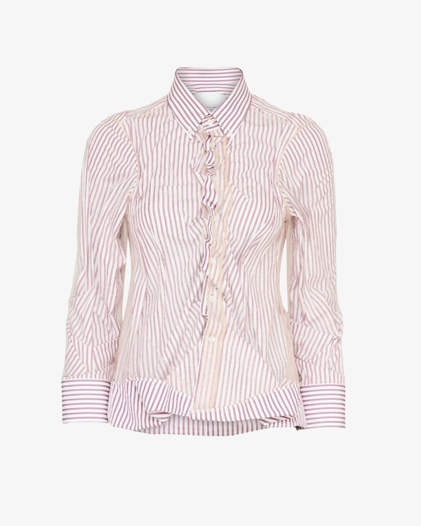 Maison Margiela - Women's Shirt - (Red Stripe961)