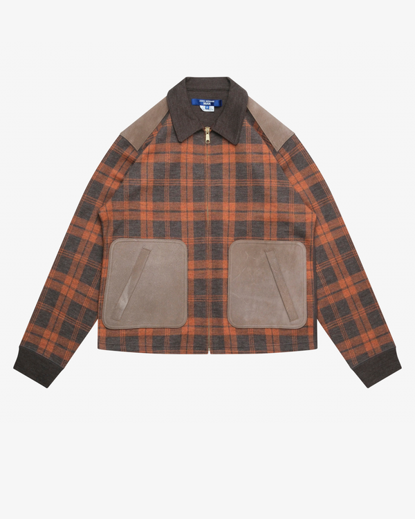 Junya Watanabe Man  - Men's Wool Check X Wool Smooth X Cowhide - (Checks)