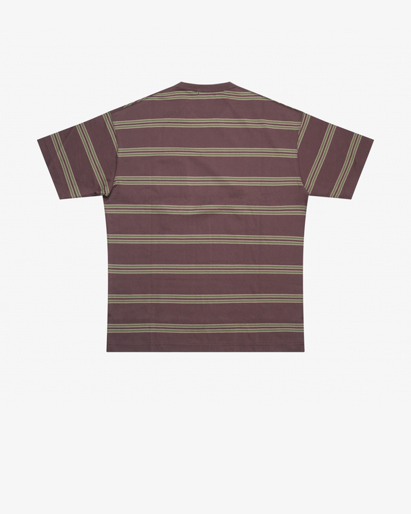 Comme des Garçons Homme - Men's Cotton Jersey Stripe - (Brown) AW26 HR-T002-051-2