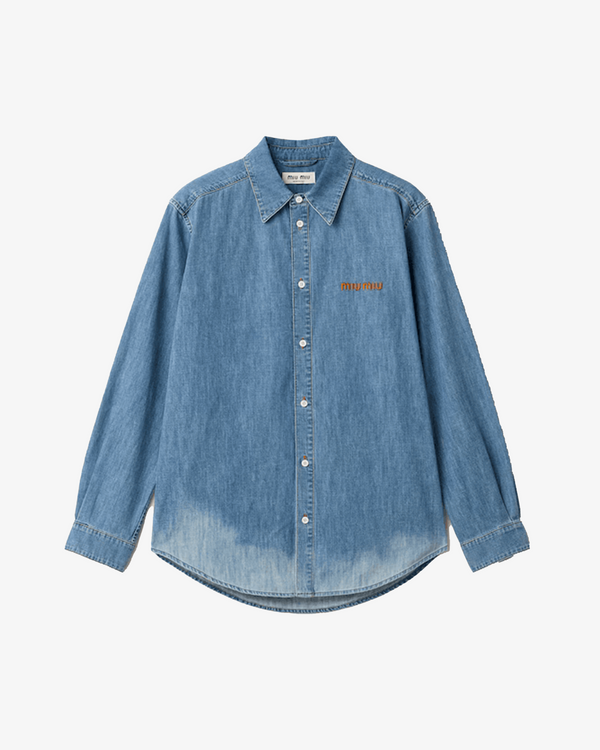 MIU MIU - Women's Chambray Shirt - (Denim)