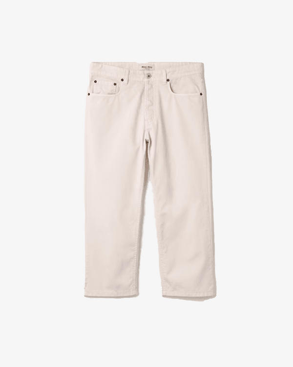 MIU MIU - Women's Denim White - (White)