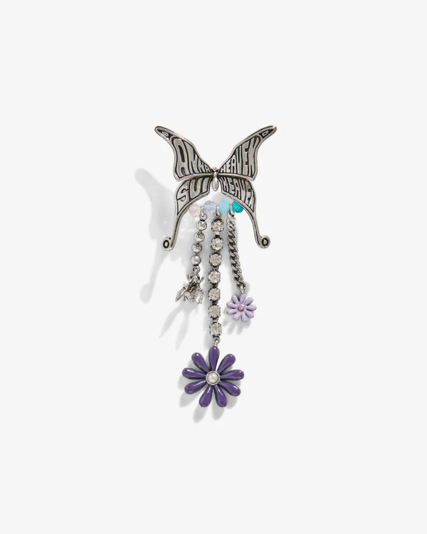 Heaven by Marc Jacobs - Anna Sui Women's Butterfly Earrings -(Aged Silver)