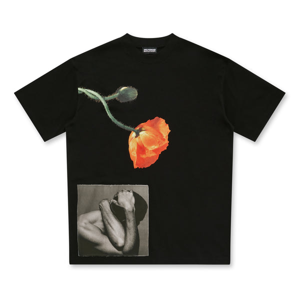 HONEY FUCKING DIJON - Mapplethorpe Poppy T-Shirt - (Black)