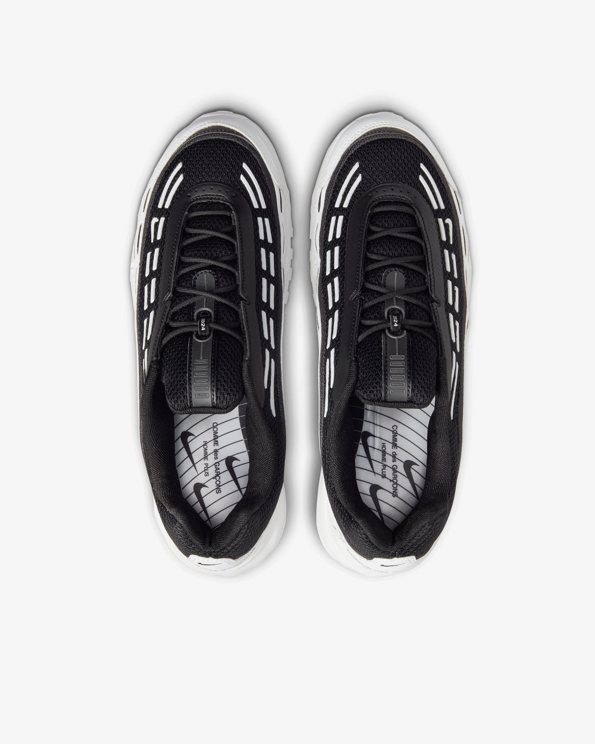 Comme Des Garçons Nike Air Max (Black/White) - Main Image