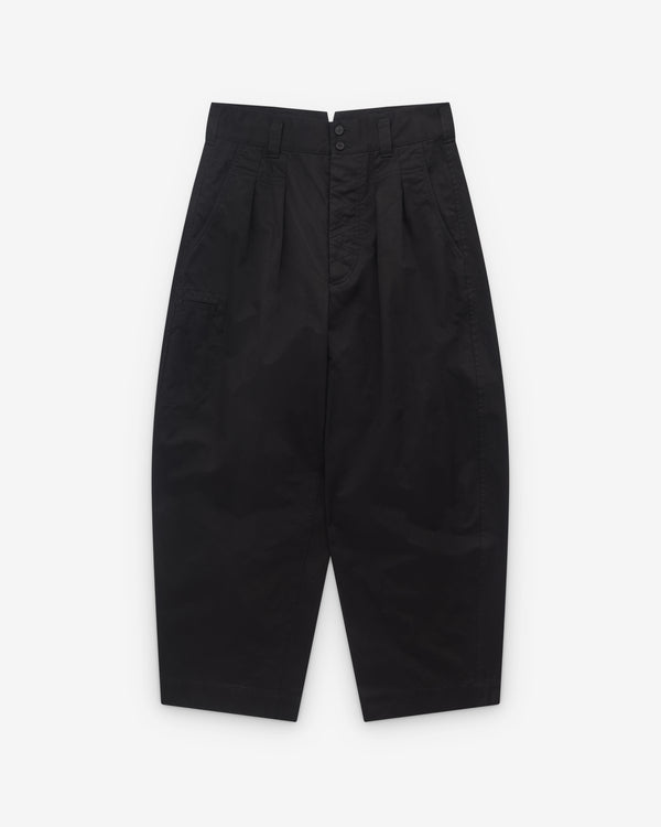 Comme des Garçons Homme - Men's Cotton Pleated Trouser- (Black)