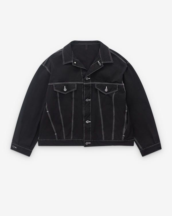 Comme des Garçons Homme - Men's Top Stitch Trucker Jacket - (Black)