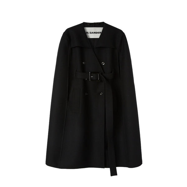 JIL SANDER - Women's Trench Cape - (Black)