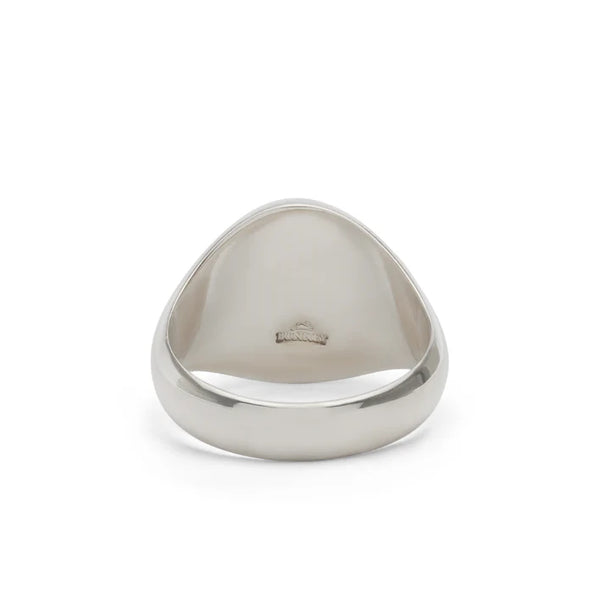 Bunney_Bunney - Oval Signet Ring - (Sterling Silver / Yellow Gold)_RINGS