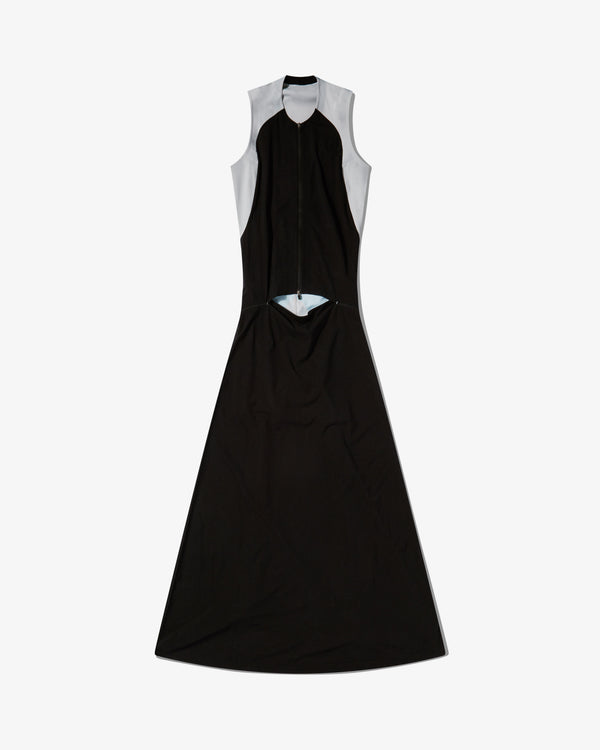 JOHANNA PARV - Women's Suit Maxi Dress - (Black/Grey)