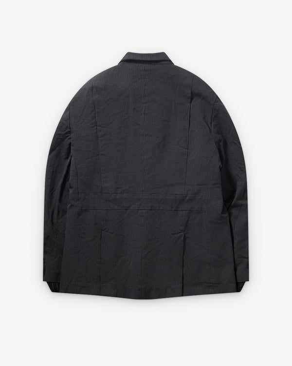 Junya Watanabe Man  - Men's Herringbone Single Breasted Blazer - (Black/Grey)