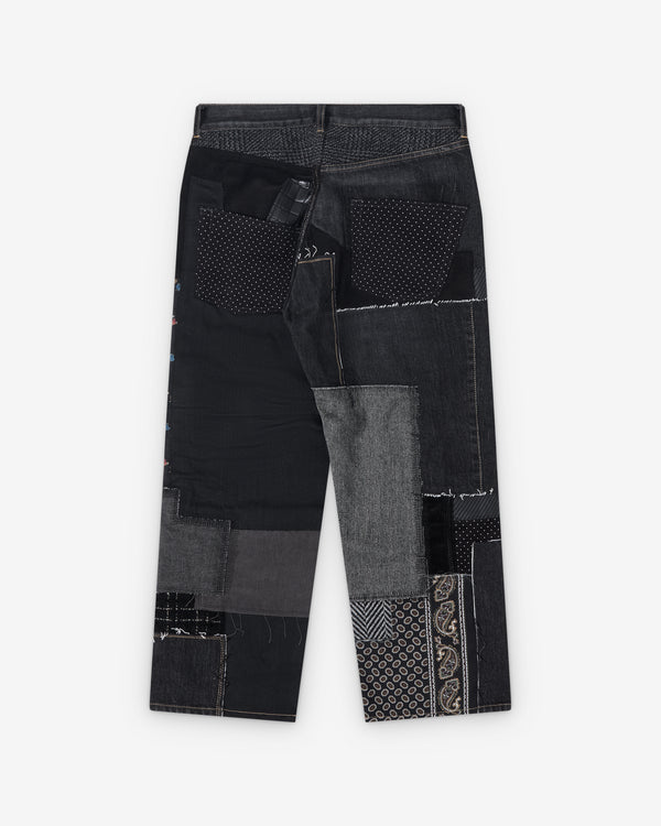 Junya Watanabe Man  - Men's Selvage Patchwork Jeans - (Black/Mix)