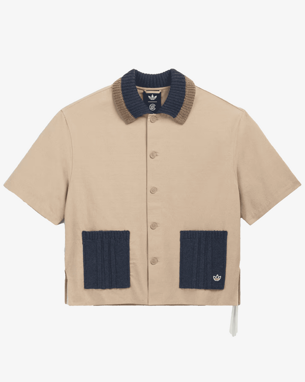 Adidas - Men's Edison Chen Clot Redifined Utility Short Sleeve Shirt - (Warm Sandstone)