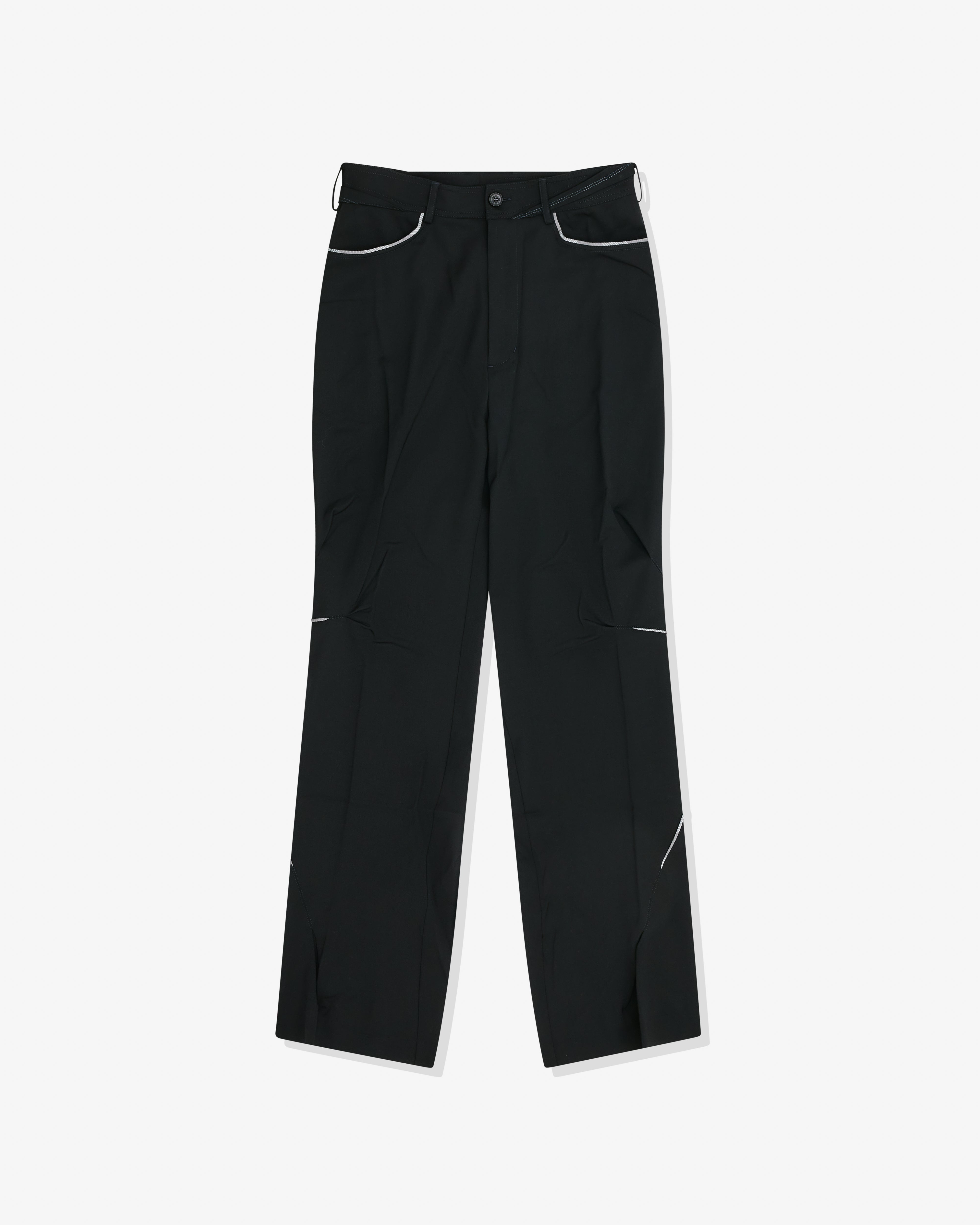 Kiko Kostadinov: Men's Ohne K-Dart Trouser (Crow Black) | DSMS E-SHOP