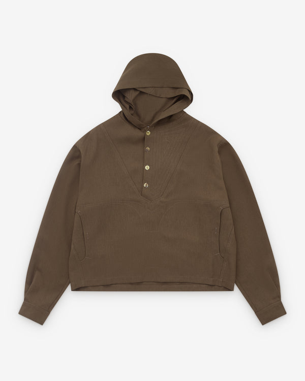 Kiko Kostadinov - Men's Slatina Hooded Top - (Sepia)