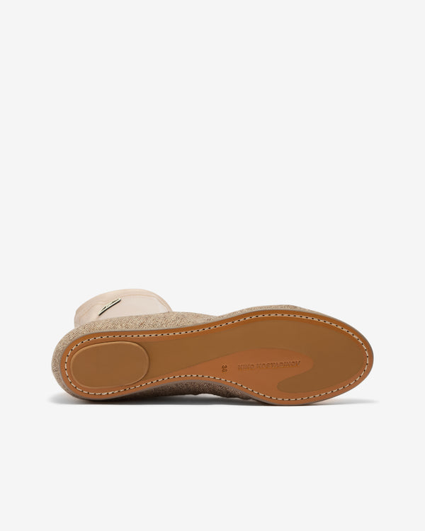 Kiko Kostadinov_Kiko Kostadinov - Women's Proxima Low Ballerina - (Beige)_BOOTS