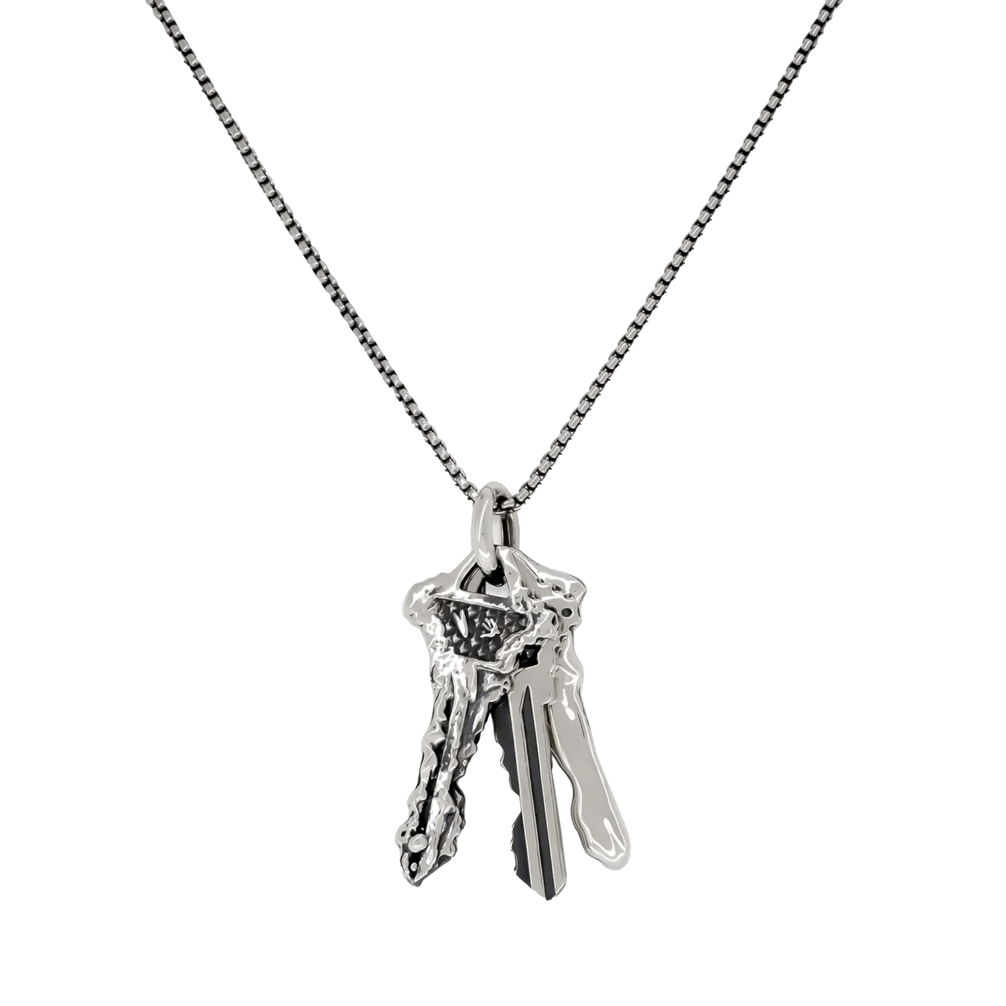 Mens key sales pendant necklaces