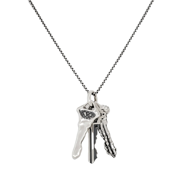 ALABASTER INDUSTRIES - Men's Relic Key Necklace - (Sterling Silver)