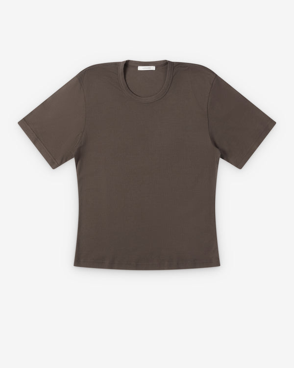 Lemaire - Women's Rib T-Shirt - (Dark Brown)