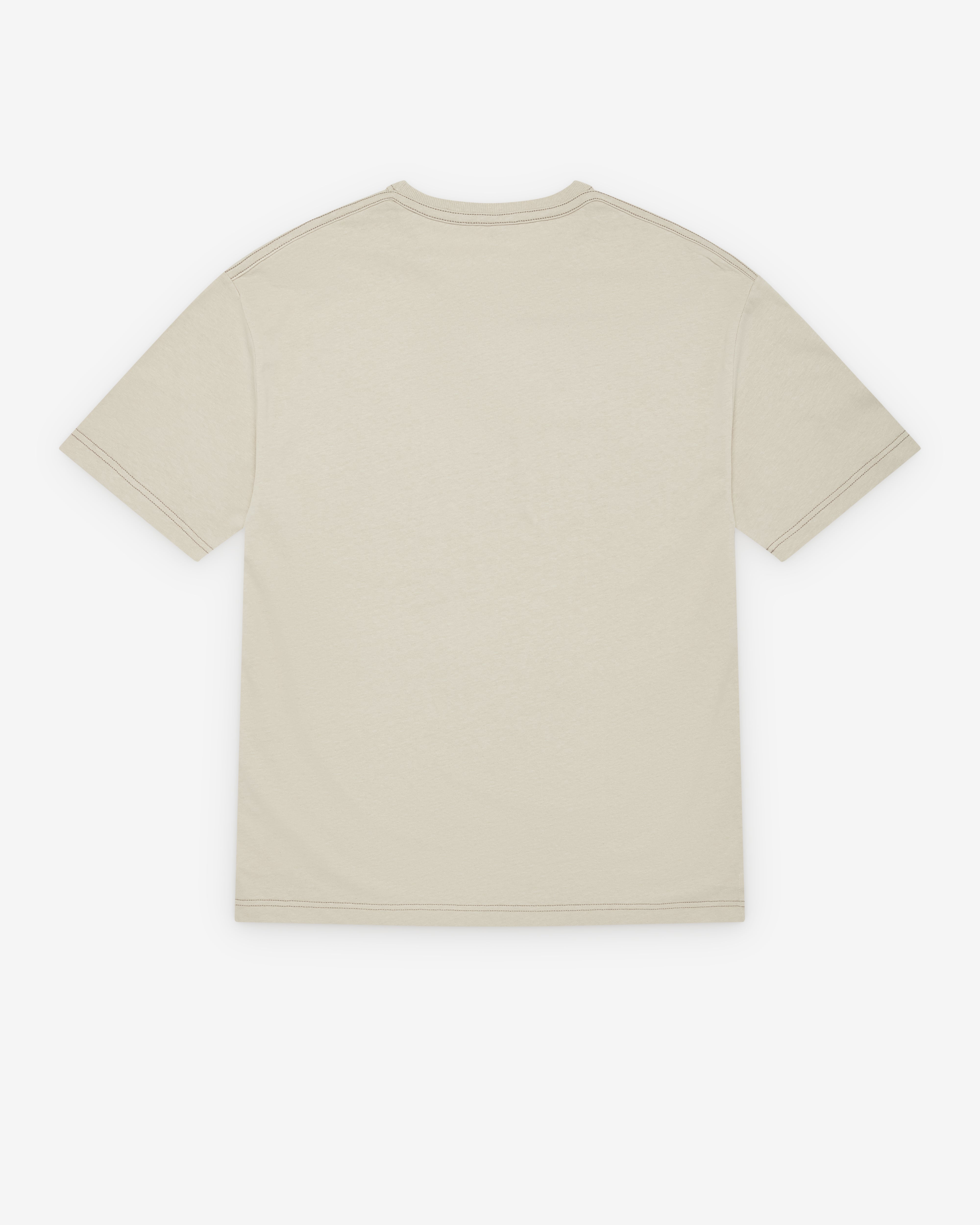 Lemaire: Men's Boxy Short Sleeve T-Shirt (Ivory) | DSMS E-SHOP