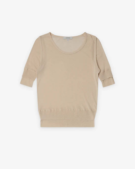 Lemaire - Women's Seamless Trompe L'Oeil Top - (Natural)