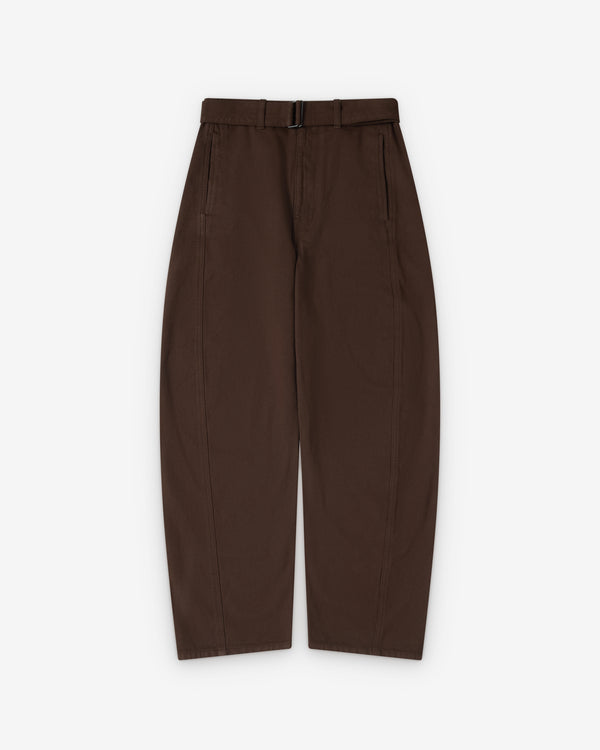 Lemaire - Women's Twisted Belted Pants - (Dark Brown)