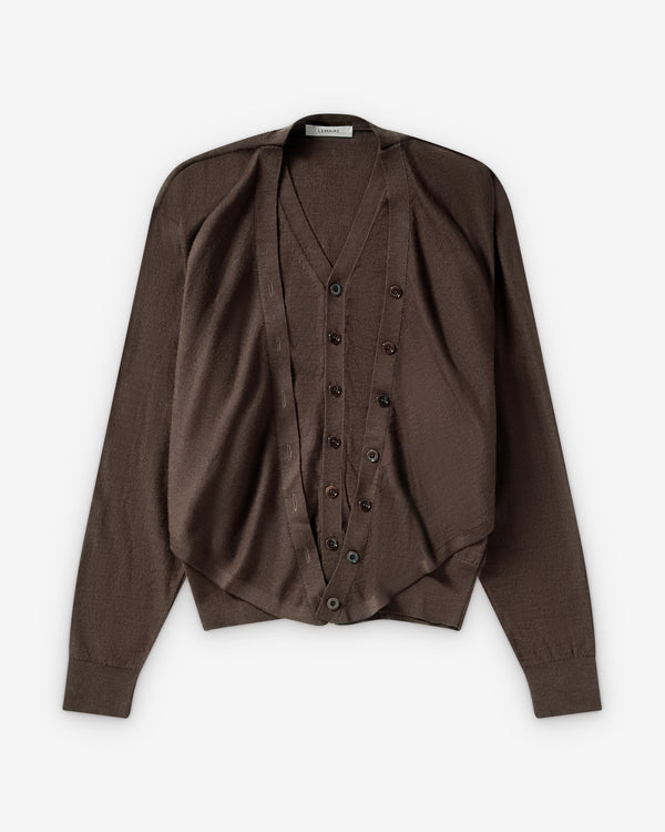 Lemaire - Women's Trompe L'Oeil Cardigan - (Brown)