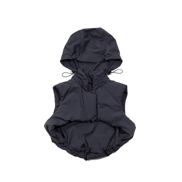 Johanna Parv_Johanna Parv - Women's Padded Vest with Hood - (Black)_VESTS