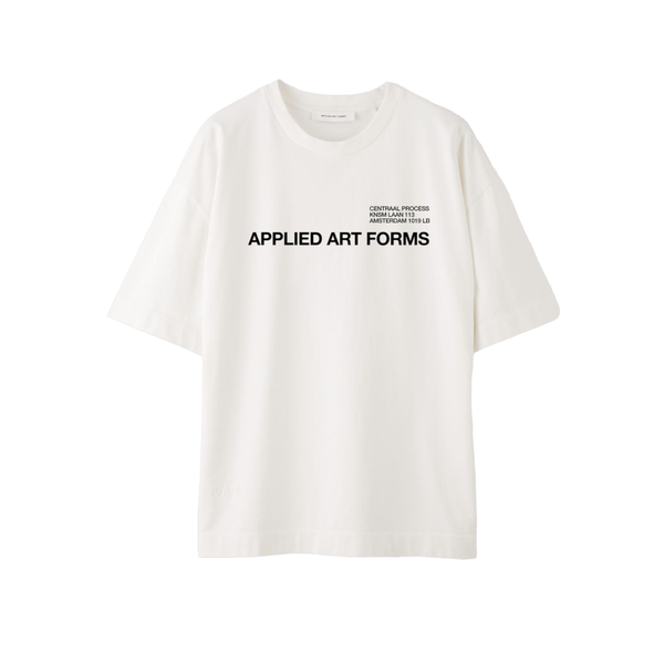 APPLIED ART FORMS - Men's Regular T-Shirt Logo - (Light Ecru)