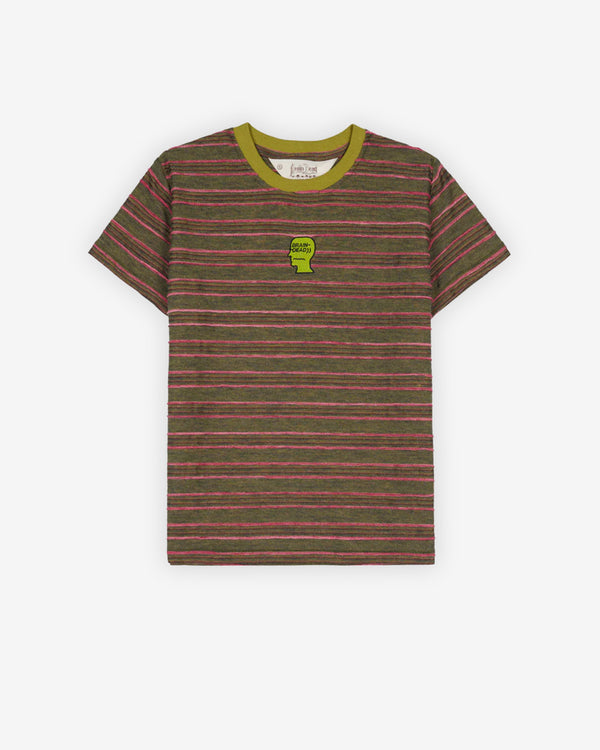 BRAIN DEAD - Men's Pudu Stripe Baby T-Shirt - (Multi)