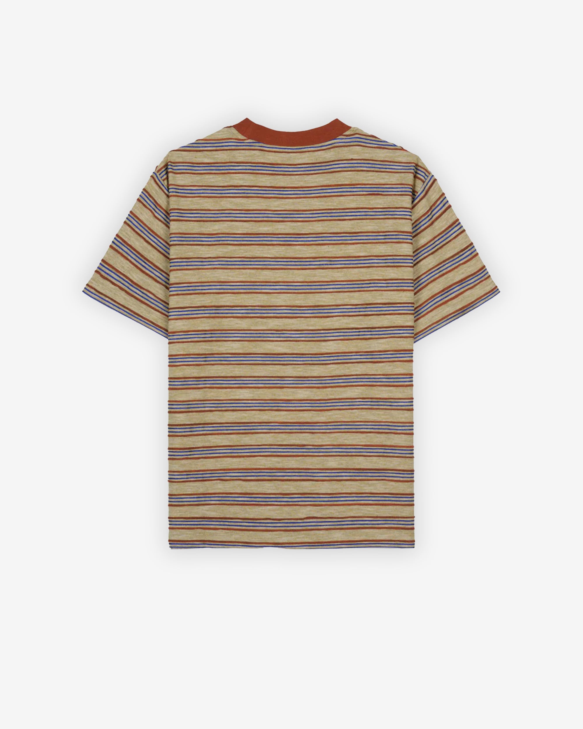 BRAIN DEAD - Men's Pudu Stripe Short Sleeve - (Natural) view 2, Click to Zoom in