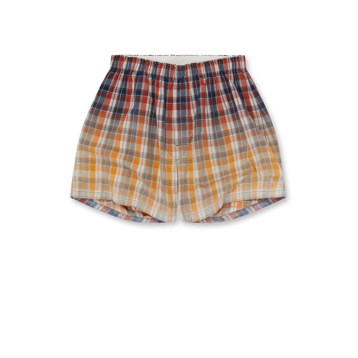 Maison Margiela: Men's Gradient Check Shorts (Multi) | DSMS E-SHOP