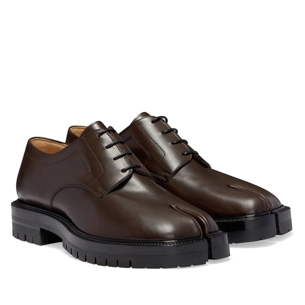 Maison Margiela_Maison Margiela - Men's Tabi Lace-Ups - (Dark Brown)_SHOES