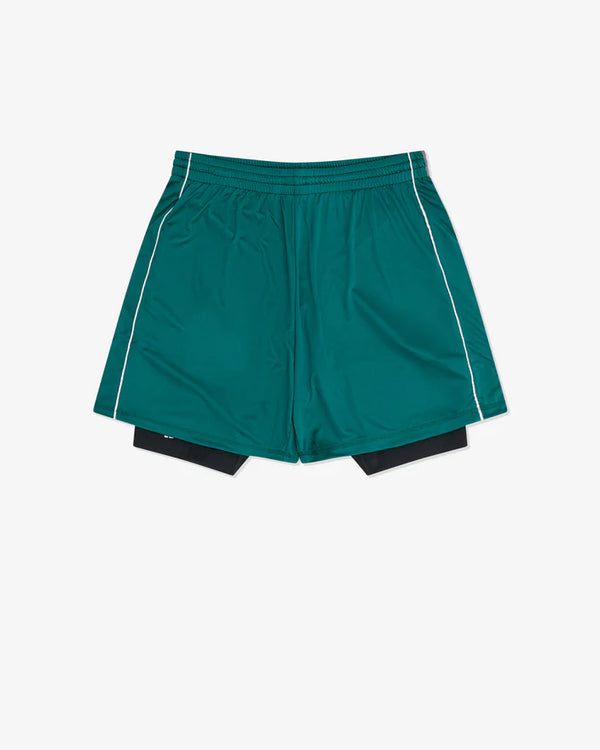 Martine Rose - Men's Double Football Shorts - (Green)