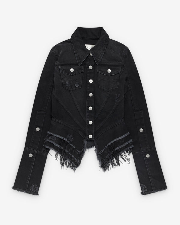Matières Fécales - Women's Mikaela Denim Jacket - (Black)
