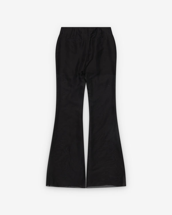 Matieres Fecales_Matières Fécales - Women's Madame H. Silk Organza Pants - (Black)_PANTS