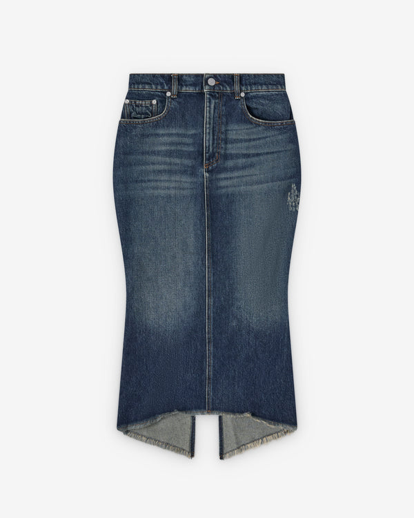 Matières Fécales - Women Mikaela Denim Skirt - (Blue)