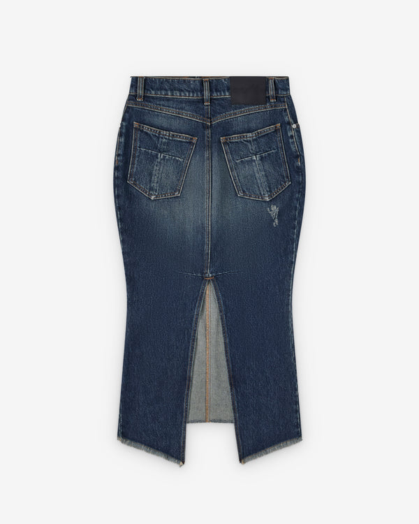 Matières Fécales - Women Mikaela Denim Skirt - (Blue)